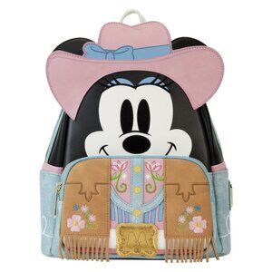 NWT Loungefly Disney Minnie Mouse Cowgirl Mini Backpack